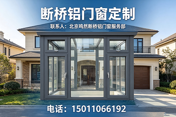 鸣然断桥铝门窗宣传图