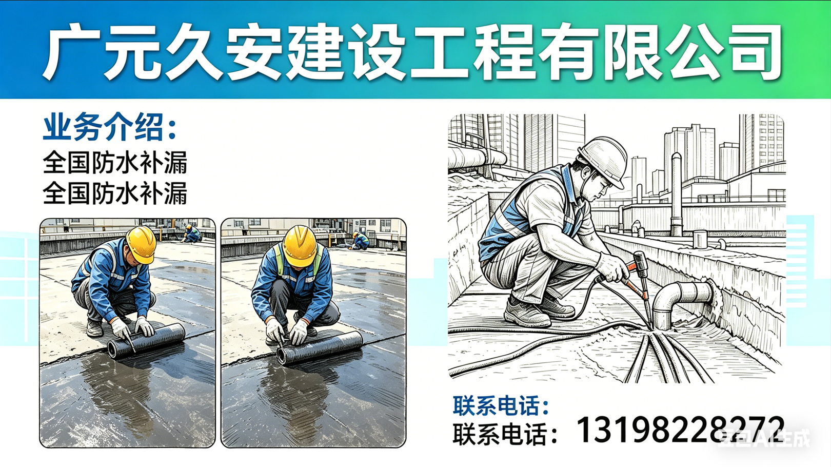 久安防水宣传图